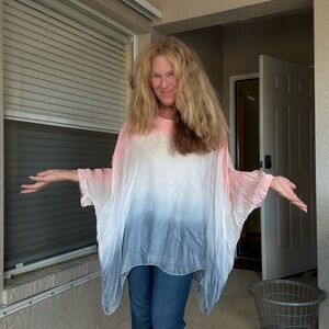 Elegant Tie-Dye Women's Top
